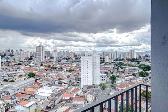Varanda de apartamento à venda com 2 quartos, 57m² em Chácara Califórnia, São Paulo