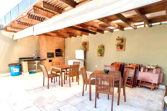 Área comum - Churrasqueira de apartamento para alugar com 2 quartos, 65m² em Vila das Palmeiras, Guarulhos