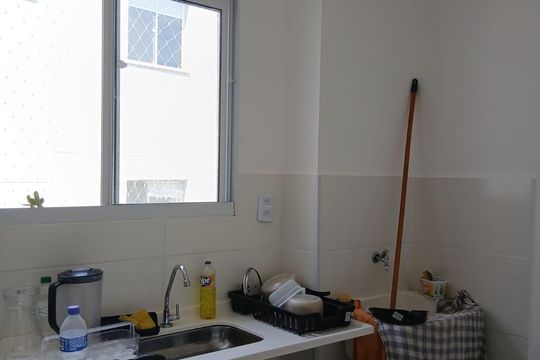 Cozinha / Área de serviço de apartamento para alugar com 2 quartos, 40m² em Jardim Piazza Di Roma, Sorocaba
