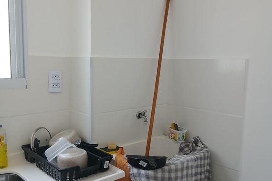 Área de serviço de apartamento para alugar com 2 quartos, 40m² em Jardim Piazza Di Roma, Sorocaba