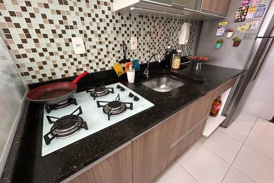 Cozinha de apartamento à venda com 3 quartos, 139m² em Engenho de Dentro, Rio de Janeiro