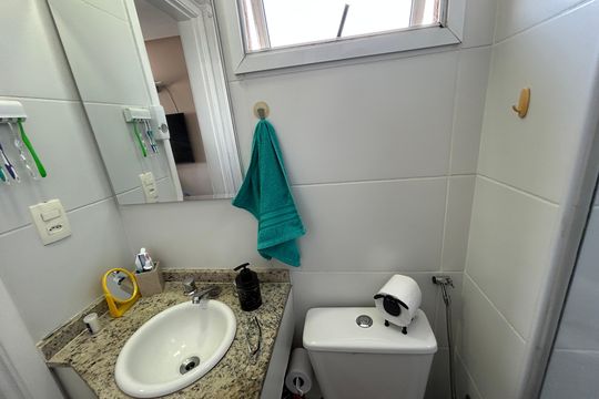 Banheiro da Suíte de apartamento à venda com 3 quartos, 139m² em Engenho de Dentro, Rio de Janeiro