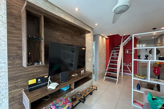 Sala de apartamento à venda com 3 quartos, 139m² em Engenho de Dentro, Rio de Janeiro