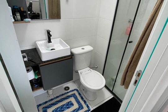 Banheiro de apartamento à venda com 2 quartos, 36m² em Socorro, São Paulo