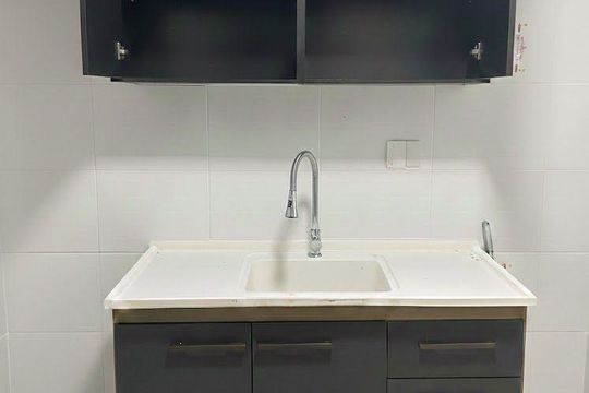 Cozinha de apartamento à venda com 2 quartos, 36m² em Socorro, São Paulo