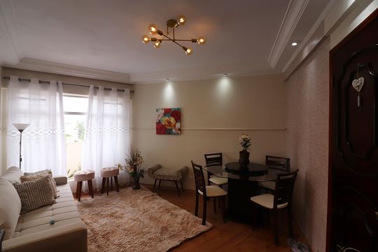 Sala  de apartamento à venda com 2 quartos, 80m² em Baeta Neves, São Bernardo do Campo