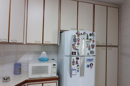 Cozinha  de apartamento à venda com 2 quartos, 80m² em Baeta Neves, São Bernardo do Campo