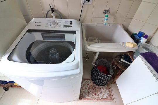Área de Serviço de apartamento à venda com 2 quartos, 80m² em Baeta Neves, São Bernardo do Campo