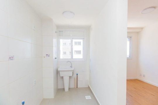 Área de Serviço de apartamento à venda com 2 quartos, 59m² em Jardim Sabará, Porto Alegre