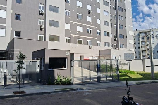 Fachada de apartamento à venda com 2 quartos, 59m² em Jardim Sabará, Porto Alegre