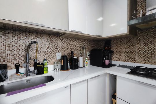 Cozinha de apartamento à venda com 3 quartos, 88m² em Recreio dos Bandeirantes, Rio de Janeiro