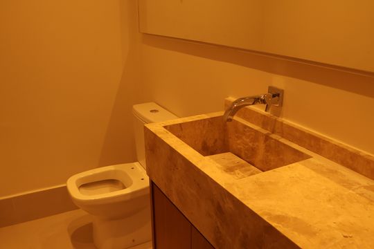 Lavabo de apartamento para alugar com 1 quarto, 50m² em Setor Marista, Goiânia