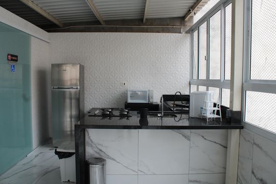 Área comum - Salão de festas de kitnet/studio à venda com 1 quarto, 30m² em Liberdade, São Paulo