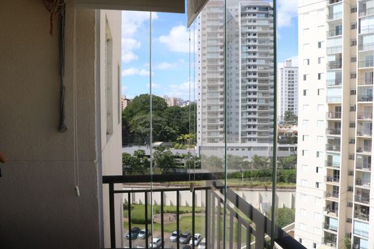 Varanda da Sala de apartamento à venda com 3 quartos, 70m² em Vila Leopoldina, São Paulo