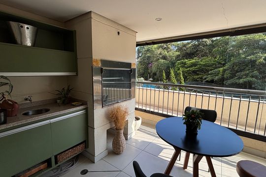 Sala - Sala de Jantar Varanda de apartamento à venda com 3 quartos, 168m² em Jardim, Santo André