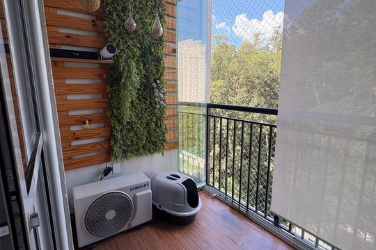 Varanda de apartamento à venda com 2 quartos, 72m² em Cidade Luíza, Jundiaí