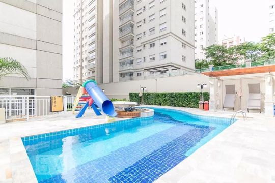 Área comum - Piscina de apartamento à venda com 3 quartos, 107m² em Planalto, São Bernardo do Campo