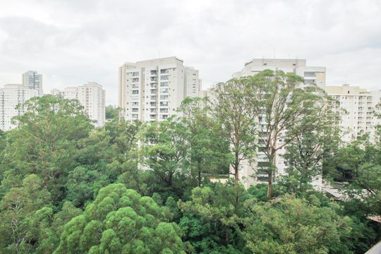 Vista da Suíte de apartamento à venda com 2 quartos, 104m² em Parque Reboucas, São Paulo