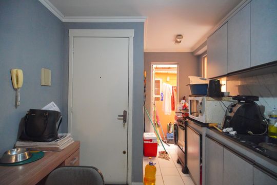 Cozinha de apartamento para alugar com 2 quartos, 59m² em São José, São Leopoldo