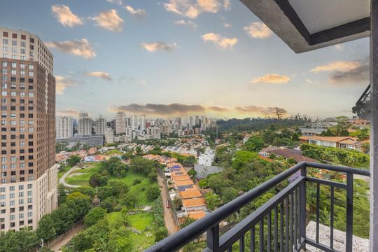Varanda de kitnet/studio para alugar com 1 quarto, 26m² em Jardim Panorama, São Paulo