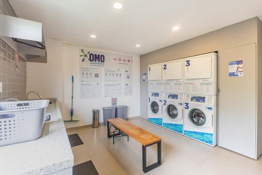 Lavanderia de kitnet/studio para alugar com 1 quarto, 26m² em Jardim Panorama, São Paulo