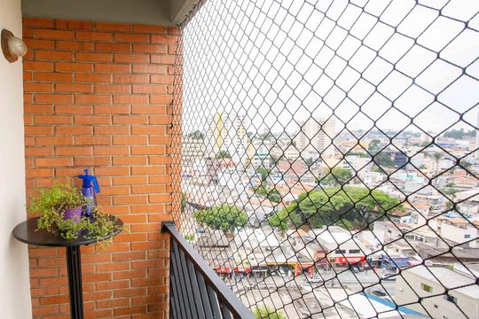 Varanda da Sala de apartamento à venda com 2 quartos, 68m² em Centro, Diadema
