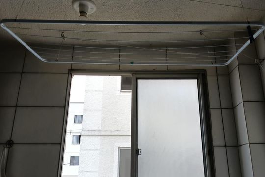 Área de serviço de apartamento à venda com 2 quartos, 70m² em Chácara Cotia, Contagem