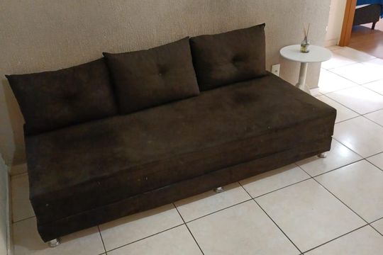 Sala de apartamento à venda com 2 quartos, 70m² em Chácara Cotia, Contagem