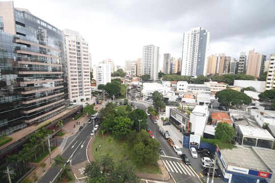 Quarto 3 - Suíte Vista de apartamento à venda com 3 quartos, 139m² em Cambuí, Campinas