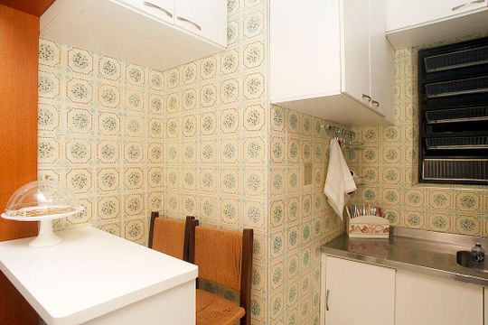 Cozinha + Área de Serviço de apartamento para alugar com 1 quarto, 38m² em Centro Histórico, Porto Alegre