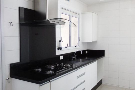 Cozinha de apartamento à venda com 3 quartos, 130m² em Chácara Santo Antônio (Zona Sul), São Paulo
