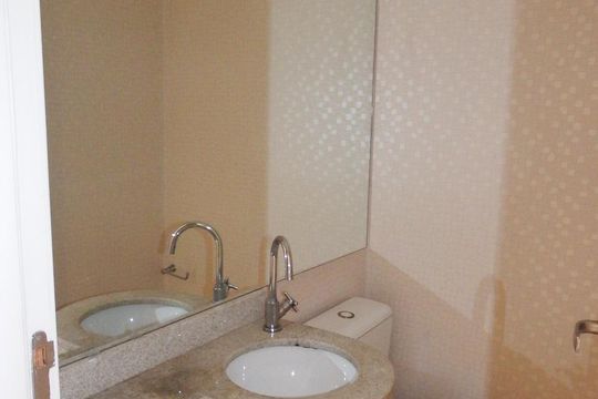 Banheiro de apartamento à venda com 3 quartos, 130m² em Chácara Santo Antônio (Zona Sul), São Paulo