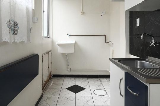 Cozinha de apartamento à venda com 1 quarto, 33m² em Sarandi, Porto Alegre