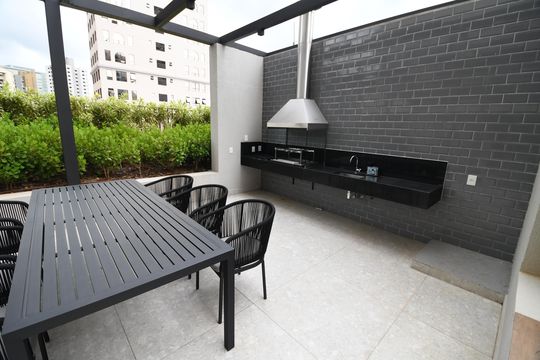 Área comum - Churrasqueira de apartamento à venda com 3 quartos, 139m² em Cambuí, Campinas