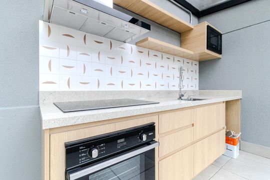 Cozinha de apartamento à venda com 1 quarto, 70m² em Campos Elíseos, São Paulo