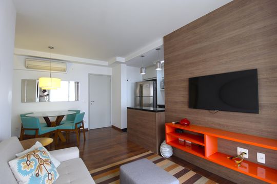 Sala de apartamento à venda com 2 quartos, 68m² em Vila Nova Conceição, São Paulo