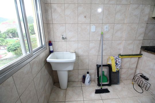 Área de Serviço de apartamento à venda com 1 quarto, 40m² em Taquara, Rio de Janeiro