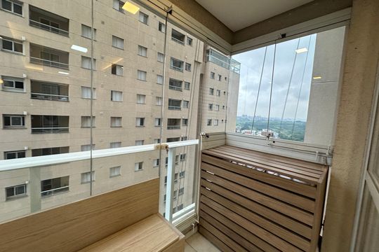 Varanda da Sala de apartamento à venda com 3 quartos, 76m² em Bethaville I, Barueri