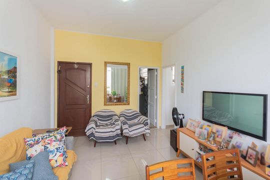 Sala de apartamento à venda com 3 quartos, 94m² em Tijuca, Rio de Janeiro