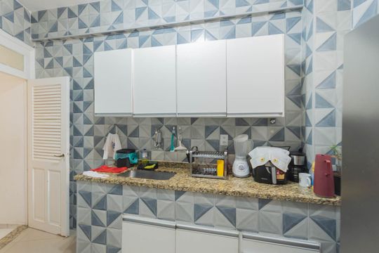 Cozinha de apartamento à venda com 3 quartos, 94m² em Tijuca, Rio de Janeiro