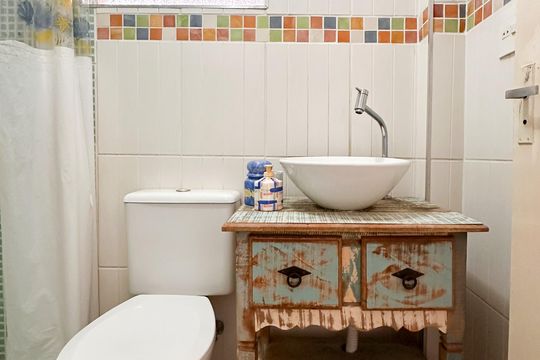 Banheiro Social de apartamento à venda com 2 quartos, 61m² em Rudge Ramos, São Bernardo do Campo