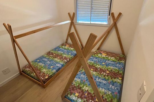 Quarto de apartamento para alugar com 2 quartos, 54m² em Jardim Recanto Suave, Cotia