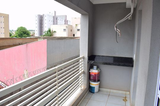 Varanda de apartamento para alugar com 2 quartos, 55m² em Vila Maria Luiza, Ribeirão Preto