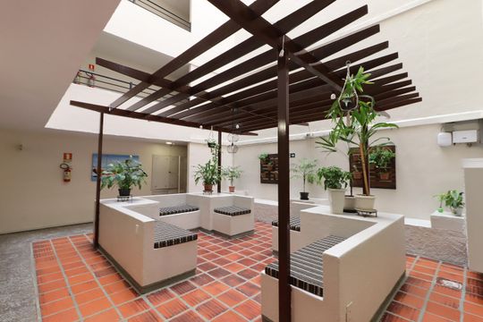 Área comum - Hall de entrada de apartamento à venda com 2 quartos, 66m² em Humaitá, Porto Alegre