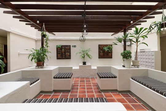 Área comum - Hall de entrada de apartamento à venda com 2 quartos, 66m² em Humaitá, Porto Alegre