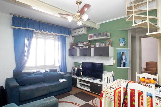 Sala 1 de apartamento à venda com 2 quartos, 112m² em Azenha, Porto Alegre