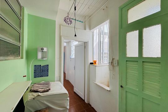 Área de serviço de apartamento para alugar com 3 quartos, 142m² em Copacabana, Rio de Janeiro
