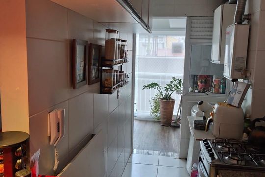 Cozinha de apartamento à venda com 2 quartos, 67m² em Santa Maria, São Caetano do Sul