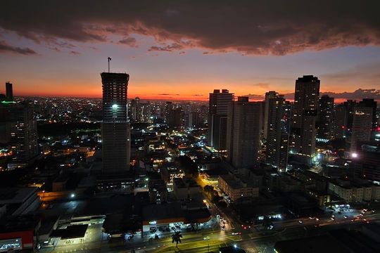Vista da Sala de apartamento à venda com 3 quartos, 125m² em Setor Marista, Goiânia