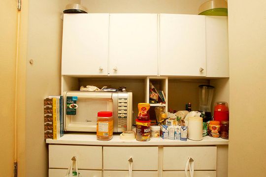 Cozinha de apartamento à venda com 1 quarto, 23m² em Centro Histórico, Porto Alegre